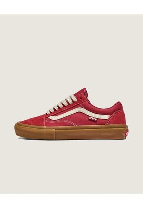 Tenis Hombre Vans Skate Old Skool Rojo Vans