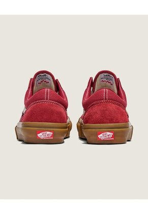 Tenis Hombre Vans Skate Old Skool Rojo Vans