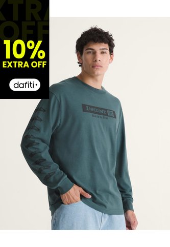 Camiseta Hombre VANS I NEED MY LS TEE Gris Vans Vans