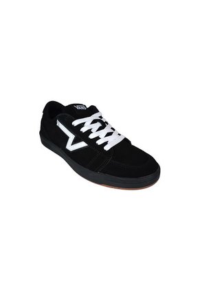 Tenis Vans Soland Suede Hombre-Negro/Blanco