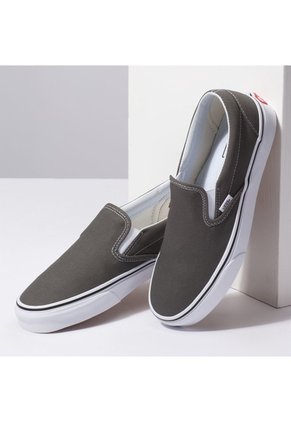 Tenis Hombre Vans Ua Classic Slip-On Gris Vans
