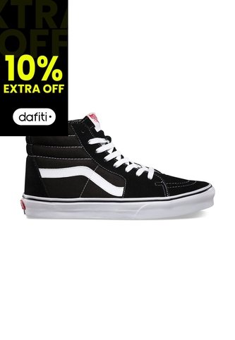 Tenis Hombre VANS UA SK8-HI Negro / Blanco Cuero Vans Vans