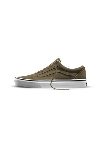 Tenis Hombre Vans Old Skool Olive/Blanco Vans Vans