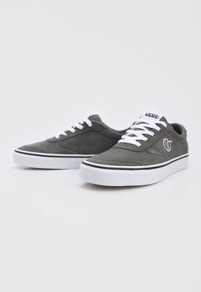 Tenis Skateboarding Gris-Blanco Vans Sport Vulc