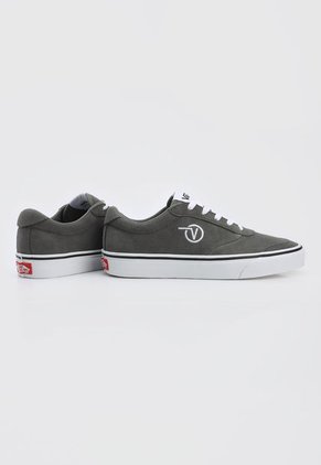 Tenis Skateboarding Gris-Blanco Vans Sport Vulc