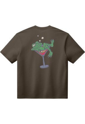 Camiseta Hombre VANS BAR HOPPER SS TEE Café Vans