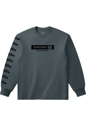 Camiseta Hombre VANS I NEED MY LS TEE Gris Vans
