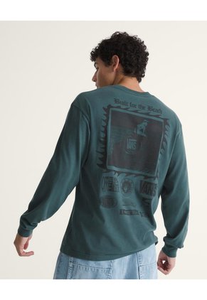 Camiseta Hombre VANS I NEED MY LS TEE Gris Vans