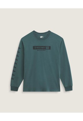 Camiseta Hombre VANS I NEED MY LS TEE Gris Vans
