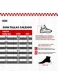 Tenis Niño VANS KNU SKOOL ELASTIC LA Blanco Vans de Vans