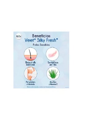 Combo Crema Depilatoria Veet Piel Sensible