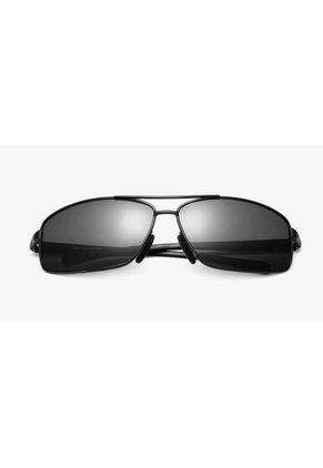Gafas Lente Sol VEITHDIA 2458 Polarizado Aluminio Negro