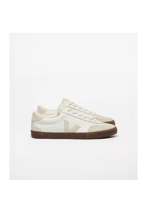 Tenis Veja De Hombre Volley Leather White Natural Bark VO2021383B-44 Blanco