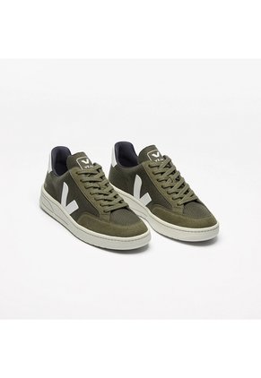 Tenis Veja De Hombre V-12 Vegan B-mesh XD0102820B-40 Verde