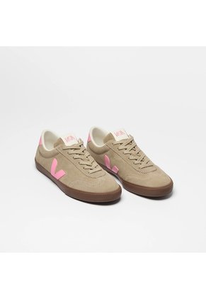 Tenis Veja De Mujer Volley Suede Taupe Malibu Bark VO0321468A-37 Gris