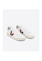 Tenis Veja De Hombre V-12 Marsala Nautico XD0201955-B45 Blanco de Veja