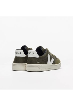 Tenis Veja De Hombre V-12 Vegan B-mesh XD0102820B-40 Verde