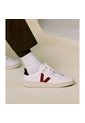 Tenis Veja De Hombre V-12 Marsala Nautico XD0201955-B45 Blanco de Veja