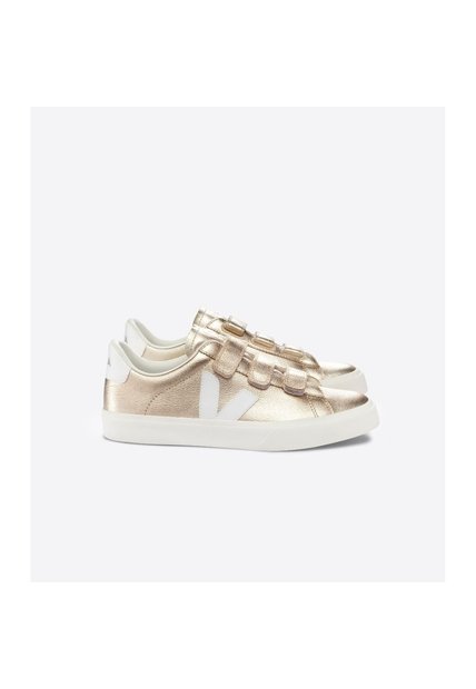 Tenis Veja De Mujer Recife Logo RC0502418-A37 Blanco