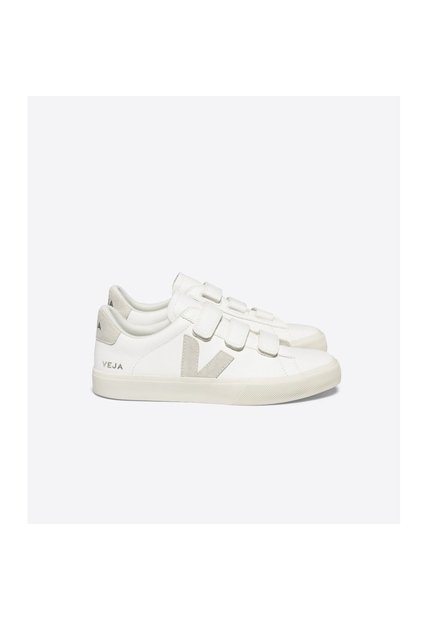 Tenis Veja De Mujer Recife Logo Extra RC0502919-A41 Blanco