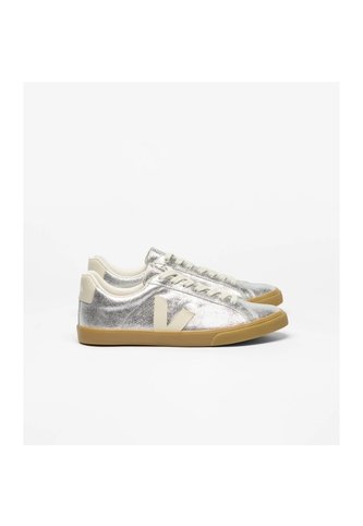 Tenis Veja De Mujer Esplar Suede Silver Pierre Natural EO0321465A-40 Plateado Veja