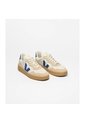 Tenis Veja De Hombre V-90 Leather Pure Atlantique Almond Natural VD2021367B-40 Blanco de Veja