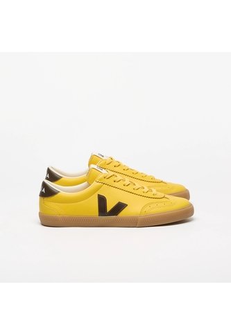 Tenis Veja De Hombre Volley Leather Sunshine Eagle Natural VO2021434B-46 Amarillo Veja