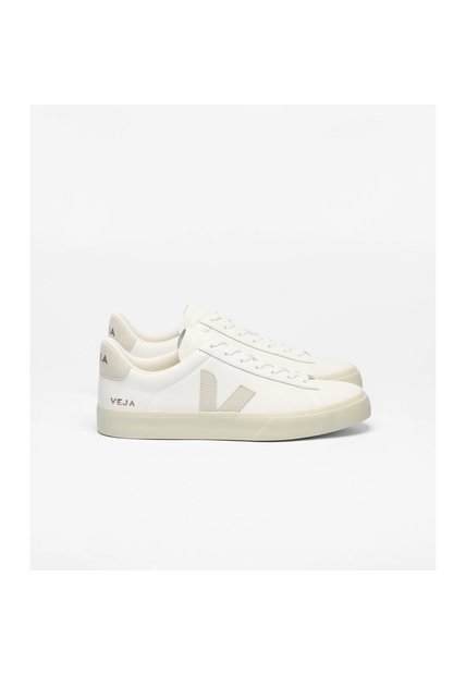 Tenis Veja De Hombre Cuero Campo Blanco Natural CP0502429B-40 Blanco