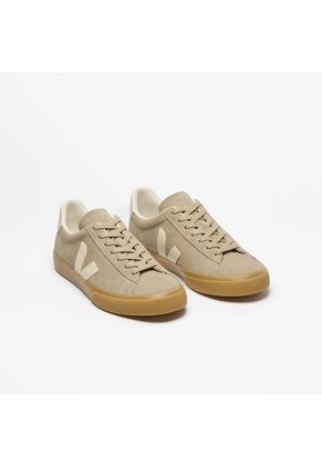 Tenis Veja De Hombre Campo Suede Taupe Pierre Natural CP0321435B-39 Gris