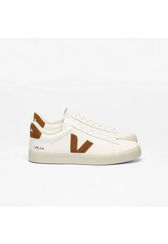 Tenis Veja De Hombre Campo Leather White Cognac CP0521058B-44 Blanco Veja