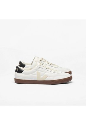Tenis Veja De Hombre Panenka Leather White Black Bark FU2020896B-44 Blanco