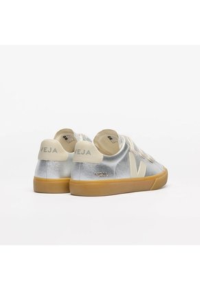 Tenis Veja De Mujer Recife Logo Leather RC0520779A-37 Plateado