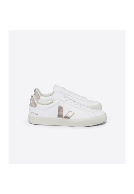 Tenis Veja De Mujer Campo Chromefree Leather CP0503495A-41 Blanco