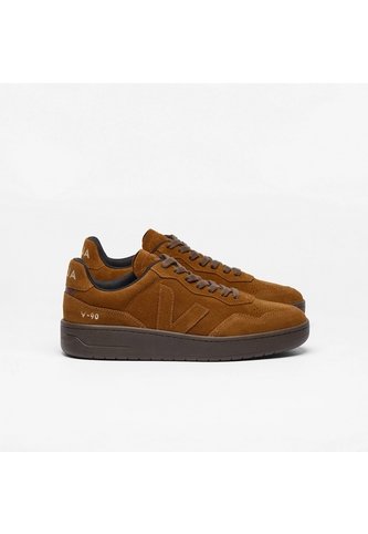 Tenis Veja De Hombre V-90 Suede Full Cognac Eagle VD0320929B-43 Cafe Veja