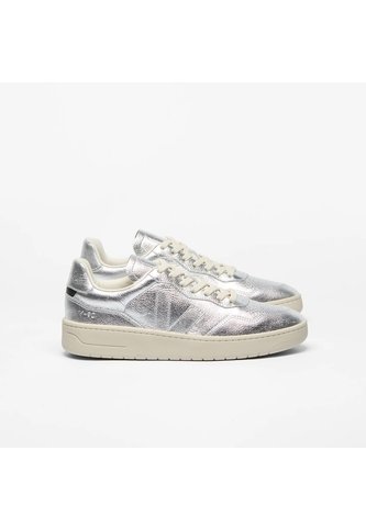Tenis Veja De Mujer V-90 Leather Silver VD2021363A-41 Plateado Veja