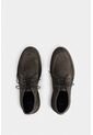 Zapatos Cordón De Cuero Gamuza Para Hombre Costura Contraste Zapatos Cordón De Cuero Gamuza Para Hombre Costura Contraste Gris Pistola 45 VÉLEZ de Vélez
