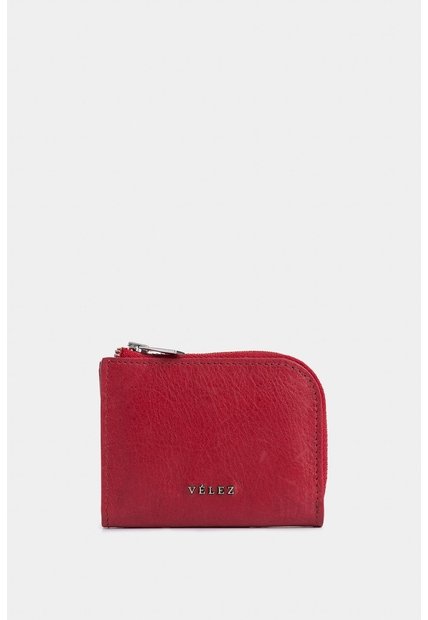 Monedero Holy De Cuero Para Mujer Cremallera Monedero Holy De Cuero Para Mujer Cremallera Rojo VÉLEZ