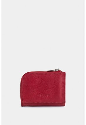Monedero Holy De Cuero Para Mujer Cremallera Monedero Holy De Cuero Para Mujer Cremallera Rojo VÉLEZ