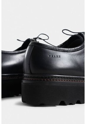 Zapatos Cordón Vitelo De Cuero Para Hombre Efecto Envejecido Zapatos Cordón Vitelo De Cuero Para Hombre Efecto Envejecido Negro 45 Vélez