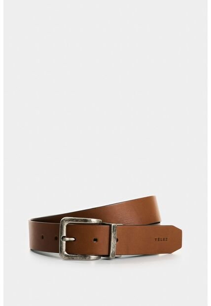 Cinturón Doble Faz De Cuero Para Hombre Efos Cinturón Doble Faz De Cuero Para Hombre Efos Miel 38 VÉLEZ