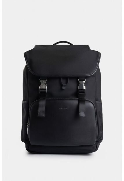 Tula Morral Torino De Cuero Y Textil Para Hombre Atemporal Tula Morral Torino De Cuero Y Textil Para Hombre Atemporal Negro Vélez