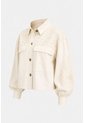 Chaqueta Aguamarina De Tela Para Mujer Bordados En Gamuza Chaqueta Aguamarina De Tela Para Mujer Bordados En Gamuza Blanco XL VÉLEZ de Vélez