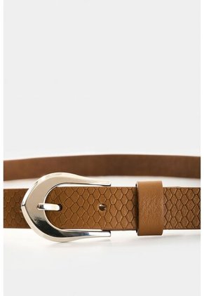 Cinturón Miski Unifaz En Cuero Grabado Para Mujer Cinturón Miski Unifaz En Cuero Grabado Para Mujer Miel M VÉLEZ