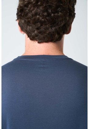 Camiseta Manga Corta Lerici Para Hombre Semi Fitted Camiseta Manga Corta Lerici Para Hombre Semi Fitted Azul Oscuro L VÉLEZ