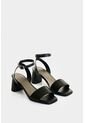 Sandalia Tacón De Cuero Grabado Para Mujer Kril Sandalia Tacón De Cuero Grabado Para Mujer Kril Negro 36 VÉLEZ de Vélez