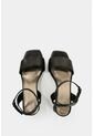 Sandalia Tacón De Cuero Grabado Para Mujer Kril Sandalia Tacón De Cuero Grabado Para Mujer Kril Negro 36 VÉLEZ de Vélez