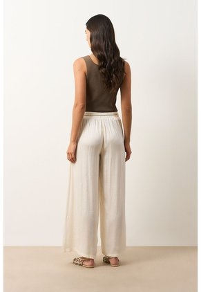 Pantalón Atacama Palazzo Para Mujer Pantalón Atacama Palazzo Para Mujer Crema 14 VÉLEZ