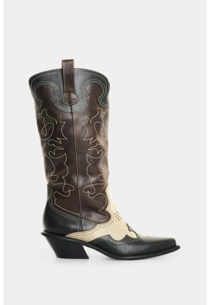 Botas Texanas En Cuero Para Mujer Raiz Botas Texanas En Cuero Para Mujer Raiz Cafe 38 VÉLEZ