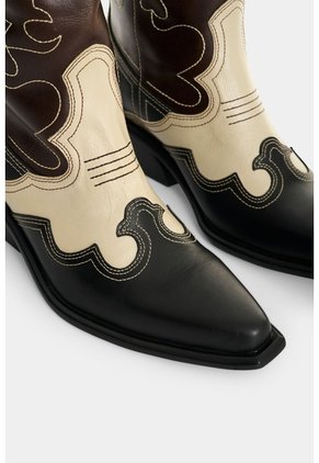 Botas Texanas En Cuero Para Mujer Raiz Botas Texanas En Cuero Para Mujer Raiz Cafe 38 VÉLEZ