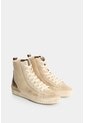Tenis Bota De Cuero Para Mujer Detalle Folia Tenis Bota De Cuero Para Mujer Detalle Folia Crema 38 VÉLEZ de Vélez